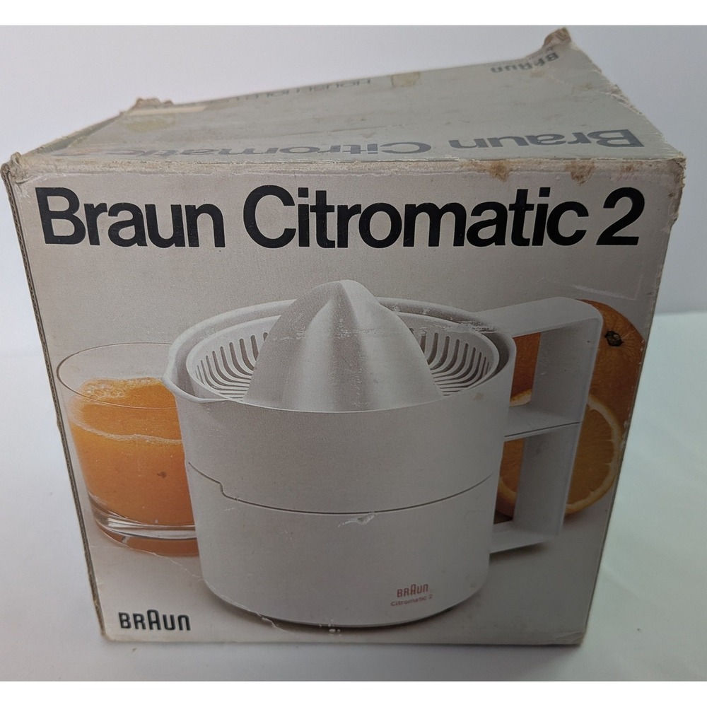 Braun Citromatic 2 Juicer OS White Good MPZ-4 Electric Citrus Spain
